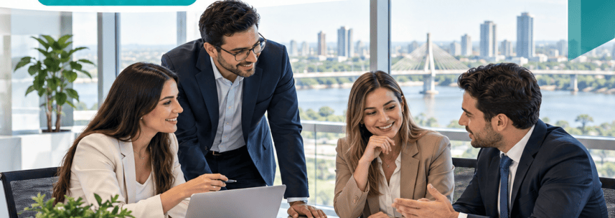 Flyer de ContaSosa: Paraguay avanza hacia un registro de consultores empresariales. Asesoría para empresas e inversionistas nacionales y extranjeros.