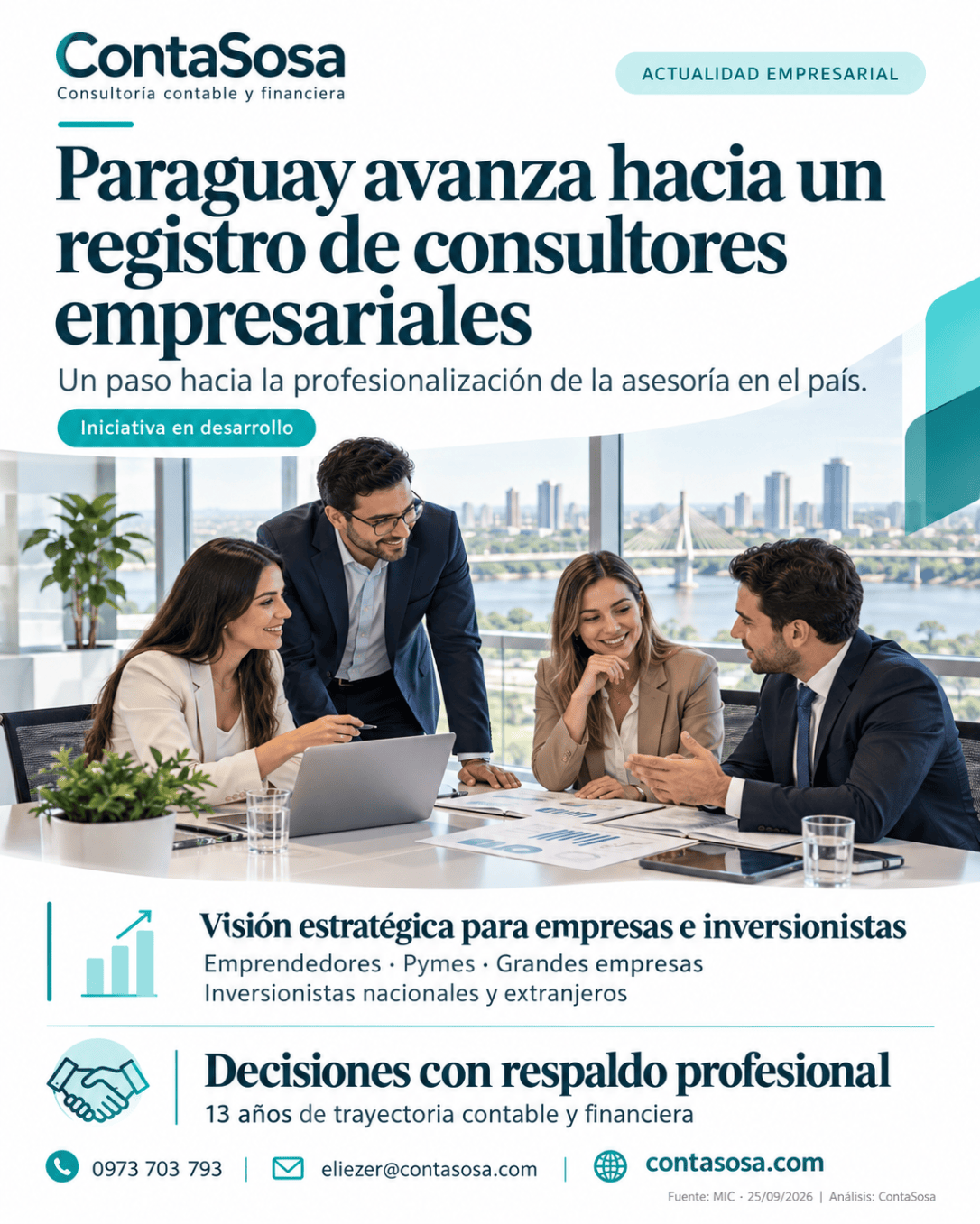 Paraguay avanza hacia un registro de consultores: una mirada para empresas e&nbsp;inversionistas