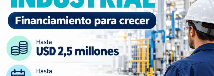 ContaSosa: Paraguay Industrial, financiamiento de hasta USD 2,5 millones y hasta 15 años para proyectos industriales elegibles, sujeto a evaluación financiera. Fuente AFD, 17 de septiembre de 2026.