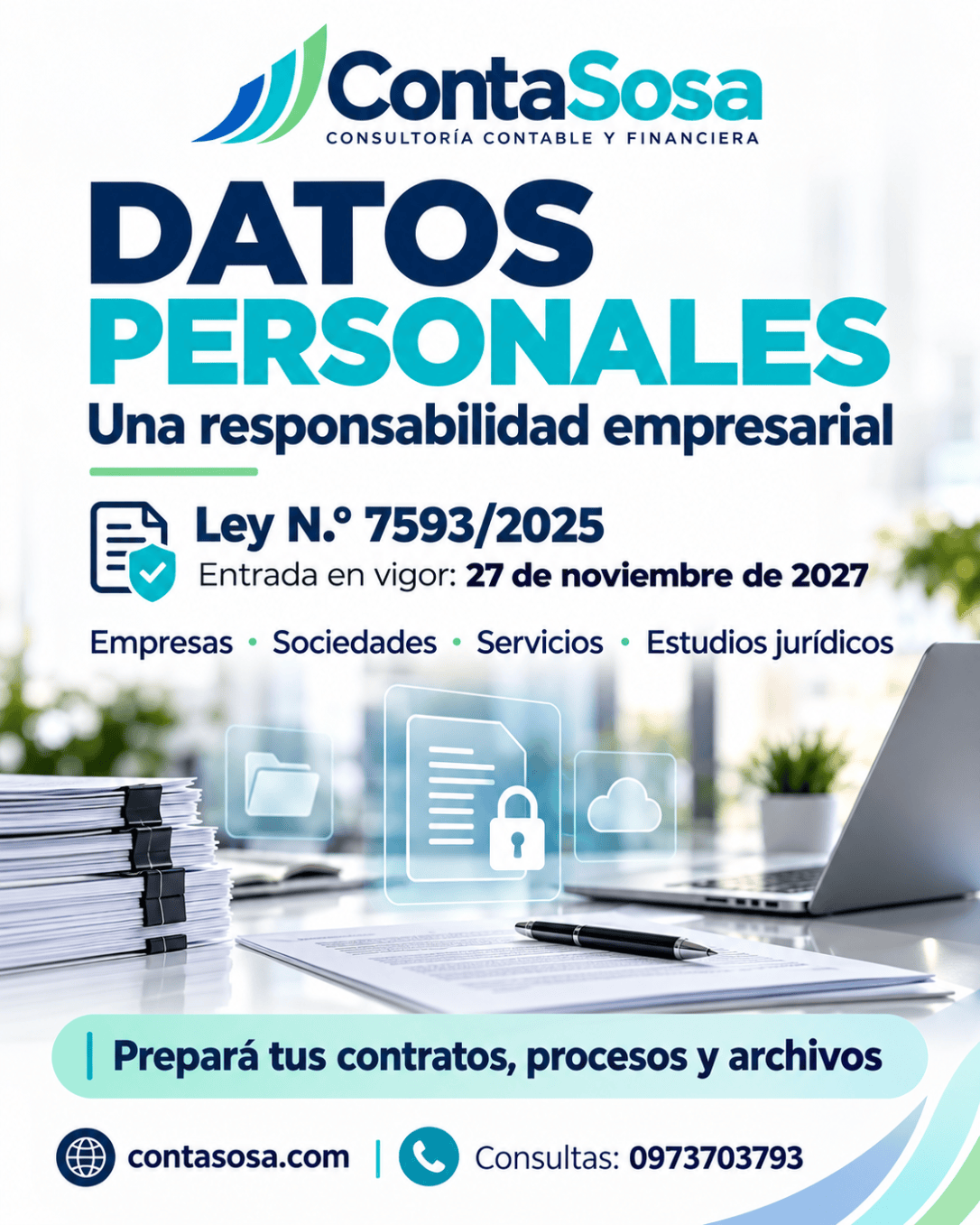 Protección de datos en Paraguay: qué deben preparar empresas, sociedades y estudios&nbsp;profesionales