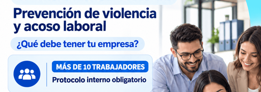 Guía laboral de ContaSosa sobre la Resolución MTESS 195/2026: empresas con más de 10 trabajadores deben contar con protocolo interno; con 10 o menos, declaración escrita de tolerancia cero.