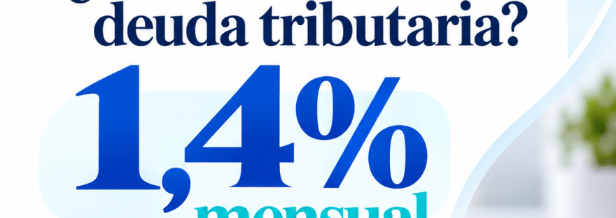 ContaSosa informa: tasa mensual del 1,4% para facilidades de pago de Impuestos Internos otorgadas desde el 1 de septiembre de 2026. Decreto 6478/2026, artículo 1.