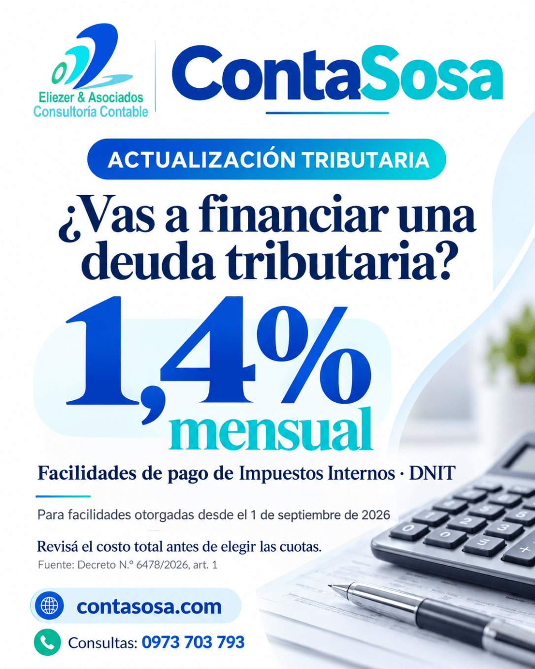 DNIT: tasa del 1,4% mensual para facilidades de pago, ¿cómo afecta a tu&nbsp;empresa?