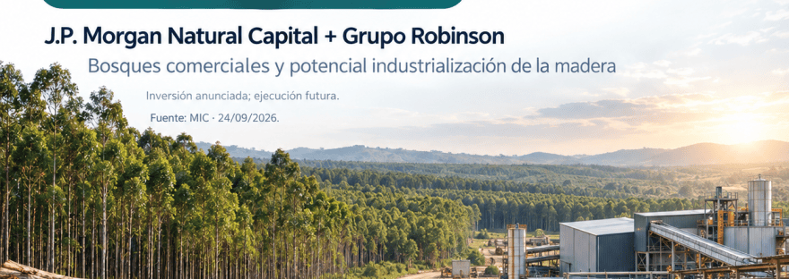 ContaSosa: USD 200 millones anunciados para el sector forestal; capital previsto desde 2027.