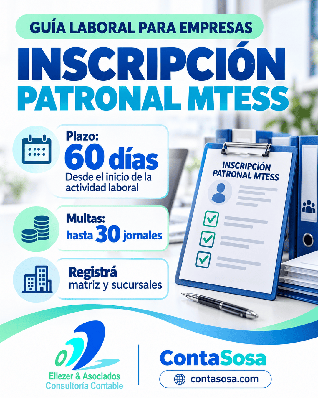 Inscripción patronal ante el MTESS: el plazo de 60 días y las multas que toda empresa debe&nbsp;conocer